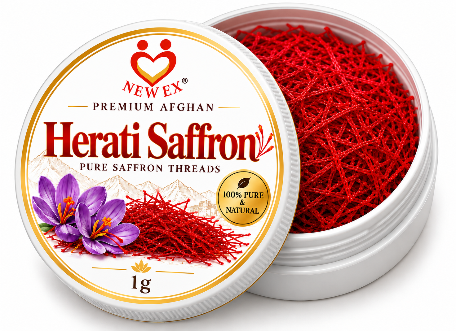 New Ex Premium Afghan Herati Saffron 1g
